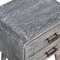 Homeroots 22" Gray Solid Wood Two Drawer Nightstand 651872 - alternate 6