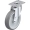 Blickle Swivel Plate Caster, TPR, 5", 265 lb. LKPA-TPA 126G-12 - alternate 1