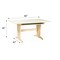 Diversified Spaces Art/Planning Table Almond Top PT-61P26 - alternate 3
