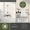 Vaxcel Avondale 25.5-in Nickel and Wood Farmhouse 5 Light Chandelier Fixture H0256 - alternate 4