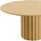 Homeroots 60" Brown Solid Wood Pedestal Base Round Top Dining Table 721005 - alternate 6