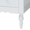 Baxton Studio Roni Modern White Wood 7-Drawer Dresser with Scalloped Edges 256-14085-ZORO - alternate 5