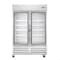 Koolmore 54 in. Commercial Two Glass Door Convertible Reach-In Refrigerator/Freezer with 49 Cu. Ft. Capacity KM-RIC-2DGD - alternate 1
