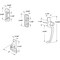 Prime-Line Storm and Screen Door Push Button Handle Set, Interior Latch 1-1/2 in. Hole Center, Brown K 50827 - alternate 5