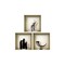 Homeroots Set of Three Max Faux Niche 3D Peel and Stick Wall Decals, 3PK 565404 - alternate 3