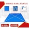 Mytee Products 26 ftx26 ft 16Oz Debris Lifting Tarp w/4 Lifting Loops 30,800lbs WLL - Blue STHD-2626 - alternate 6