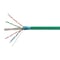 Monoprice Cat6A 500ft Green CMR UL Bulk Cable TAA Shielded F/UTP Solid 23AWG 550MHz 10G 42345 - alternate 1