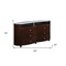 Homeroots 63" Brown Wood Six Drawer Dresser 366209 - alternate 3