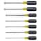 Klein Tools Nut Driver Set, 6-Inch Shafts, 7-Piece 647 - alternate 1