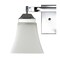 Jonathan Y Staunton 15" 2-Light Farmhouse Cottage Metal LED Vanity Light with Frosted Glass Shades, Chrome JYL7523B - alternate 11