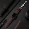 Elegani Alligator-Embossed Leather Band Compatible with Apple Watch 38mm, Brown/White, Rose Gold Buckle LAD-BRNWHT-RGD-38 - alternate 2