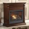 Duluth Forge Ventless Natural Gas Fireplace With Mantel - 26,000 BTU, T-Stat Control, Auburn Cherry Finish DFS-300NT-3AC - alternate 3