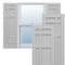 Ekena Millwork True Fit PVC San Juan Capistrano Mission Style Fixed Mount Shutters, Primed, 18"W x 76"H TFP001SJ18X076PR - alternate 1