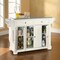 Crosley Alexandria Granite Top Full Size Kitchen Island/Cart KF30003AWH - alternate 4