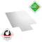 Floortex Chair Mat 47"x35", Traditional Lip Shape, Clear, for Hard Floor FC128919LR - alternate 6