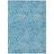 Homeroots 9' X 12' Teal Blue And Ivory Abstract Washable Indoor Outdoor Area Rug 599764 - alternate 6