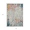 Homeroots 10' X 14' Teal Blue Abstract Washable Indoor Outdoor Area Rug 607733 - alternate 6