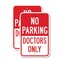 Signmission No Parking Doctors Only, 18'' X 24'' 2 Signs, Heavy Gauge Aluminum, 2PK A-1824-2PACK-2751 - alternate 1