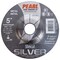 Pearl SlimCut Silver Thin Cut-Off Wheel T-27 5" x .045" x 7/8 A60T DCWSLV05ABX - alternate 1