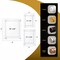 Azar Displays Floating Gallery Wall Frame Set, 1 White Standoff Hardware, 8 x 10, 11 x 14 & 16 x 20, 3-Piece Set 105722-WHT - alternate 6