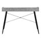 Homeroots 47" Gray and Black Wood and Metal Parsons Computer Desk 489842 - alternate 9