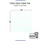 Fab Glass And Mirror 16in in Square 1/2in Thick Flat Polish Tempered Radius Corners Glass Table Top, Clear 16SQR12THFLAN - alternate 5
