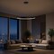 Jonathan Y Brice 35" Modern Contemporary Metal Round Dimmable Integrated LED Pendant, Navy JYL7220F - alternate 9