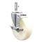 Service Caster 5 Inch Nylon Wheel Swivel 7/8 Inch Square Stem Caster with Brake SCC-SQ20S514-NYS-TLB-78 - alternate 1