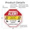 Signmission Security Alert Trespassers Will Be, 6 Inch X 6 Inch, Plastic Sign OC-P-6-5 - alternate 6