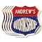 Signmission Andrew's Workshop, 4 inch X 4 inch, Vinyl Decal, 5PK SHI-D-5PACK-4-489-ANDREW - alternate 1