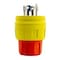 Ericson Watertight Locking Plug, L17-30P, 30 A, 600V AC, Three Phase, 3 Pole, Yellow 2526-PW6P-AM - alternate 1