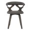 Leisuremod Modern Wooden Dining Chair, Dark Walnut Frame in Brown, Klyne Collection KCDW-22BR - alternate 6