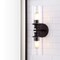 Jonathan Y Jules Edison 16.5" Cylinder 2-Light Iron/Seeded Glass Farmhouse Contemporary LED Wall Sconce, Oil Rub JYL7577B - alternate 10