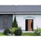 Vdomdoors Front Exterior Prehung Steel Door Ronex1077 Teak Sidelight Exterior Window Sidelite Entry Metal RONEX1077EXD-OAK-W36+16 X H80-LH-I - alternate 5