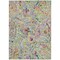 Homeroots 3' X 5' Gray Fern Green And Artichoke Green Paisley Washable Indoor Outdoor Area Rug 588612 - alternate 8