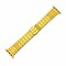 Elegani Octagonal-Style Stainless Steel Replacement Band Compatible with Apple Watch 45mm, Yellow Gold APRO-YGD-45mm - alternate 1