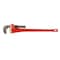 Ridgid 60" Heavy-Duty Straight Pipe Wrench, 8" Pipe Capacity, Red 31045 - alternate 1