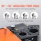 Vevor Drill Bits Sharpener 3-13mm Bits Grinder Sharpener & 11 Collets MR-13B - alternate 5