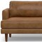 Homeroots 90" Brown Leather Sofa 640992 - alternate 5