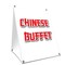 Signmission Chinese Buffet, 24 Inch x 18 Inch A-frame Yard Sign, Plastic Sign SBC-1824-Chinese Buffet - alternate 1