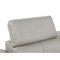 Homeroots 103" Light Gray Top Grain Leather Reclining Metal USB Sofa 720325 - alternate 8