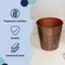 Happimess Axel Modern Minimalist Hammered Steel 2-Gallon Wastebasket, Antique Copper HPM1110B - alternate 5