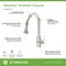 Symmons Identity Single Handle Pull-Down Sprayer Kitchen Faucet (1.5 GPM) SK6710PD - alternate 3
