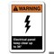 Signmission 10 in H, Plastic, ANSI-710WS Electrical Panel Keep Clear, ANSI-710WS Electrical Panel Keep Clear ANSI-710WS Electrical Panel Keep Clear - alternate 1