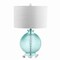 Jonathan Y Estelle 26" Glass and Crystal LED Table Lamp, Aqua JYL2003A - alternate 6