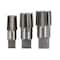 Drill America 3 Piece Carbon Steel NPT Pipe Tap Set (1" 1-1/4" and 1-1/2") POUCSNPT3 - alternate 1
