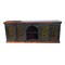 Homeroots 91in Brown Gray and Green Solid Wood Buffet Table with Two Doors 488606 - alternate 1