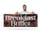 Signmission Breakfast Buffet, 36 Inch x 96 Inch, Vinyl Banner B-96-30496 - alternate 3