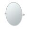Gatco Tavern 32" Frameless Oval Mirror Satin Nickel 4029LG - alternate 1