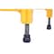 Vestil Adjust Step Stand, 2 Step, Handrail, 24x23, 43.125 Overall Height, Steel, Yellow ASP-24-HR - alternate 5